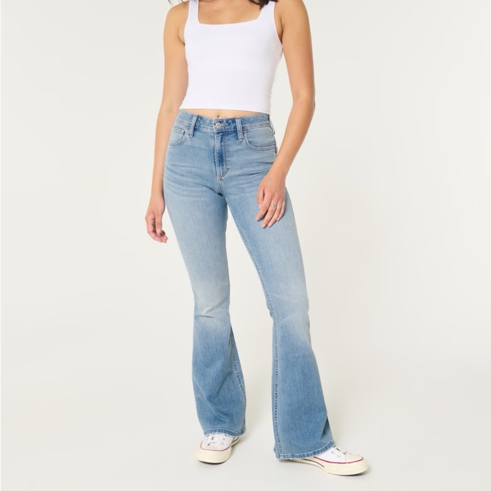 Light Wash Flare Jeans
